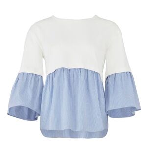 KINLY Layered Poplin Top
